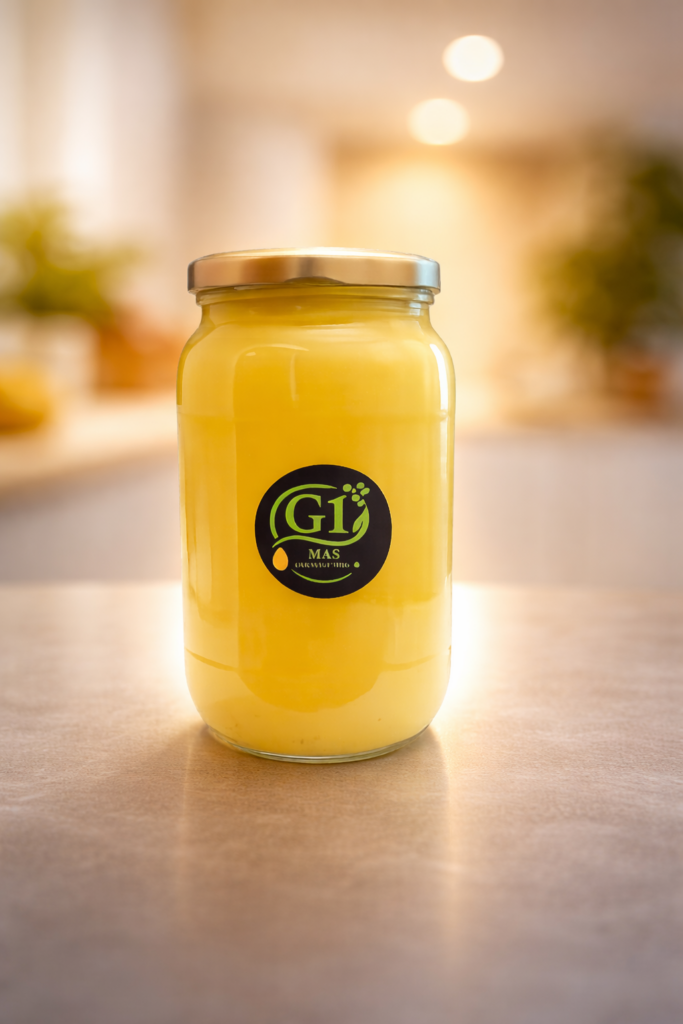 A2 Gir Cow Ghee – Bilona Method Se Bana Shuddh Desi Ghee 1ltr